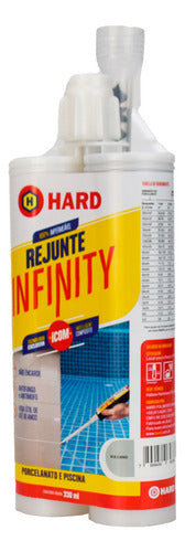 Rejunte Infinity Porcelanato 330ml - Hard Diversas Cores