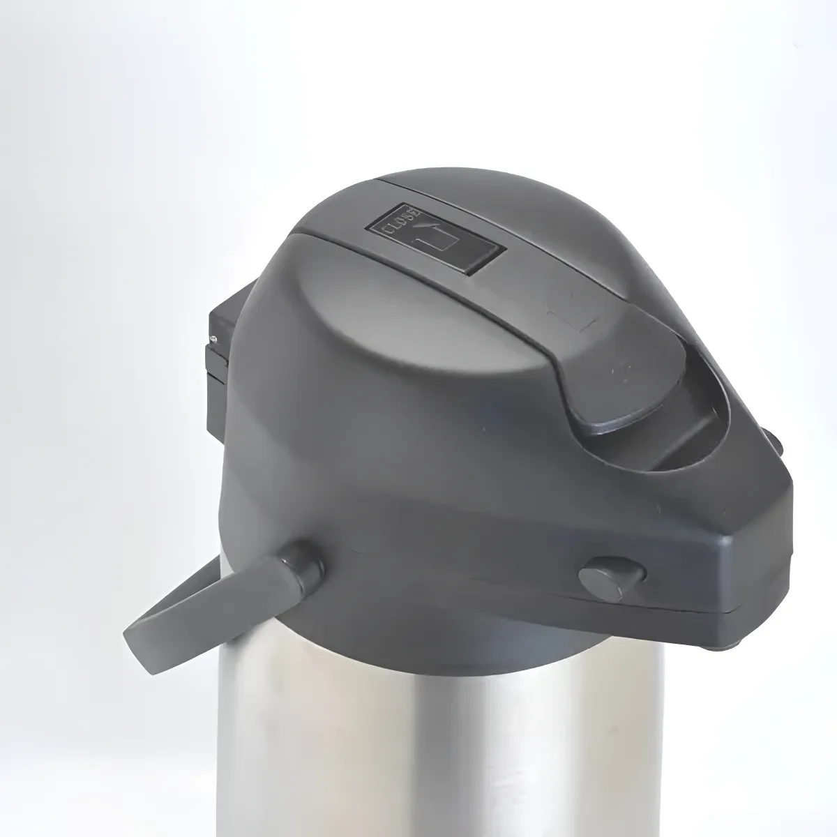 Garrafa Térmica Excellence 1,9L Inox/Preto Alta Qualidade