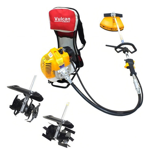 Roçadeira Costal Capinadeira E Cultivadora Vulcan Trent