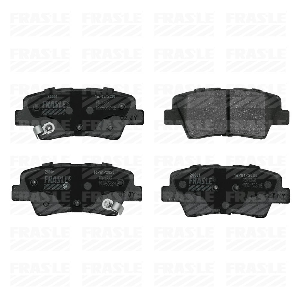 Pastilha de Freio Traseira Fras-le PD/1368 PD/1732 Kia Cerato/Soul, Hyundai Elantra/I30/Azera/Veloster, Ssangyong Korando