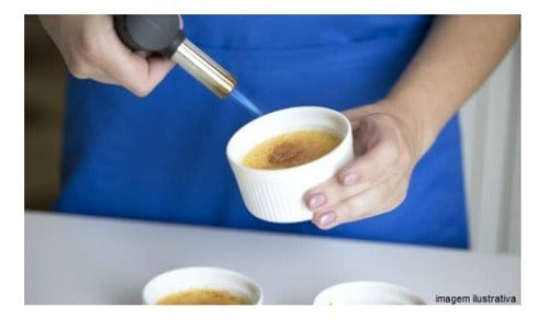 Maçarico Portátil Culinário Gourmet Profissional Automático