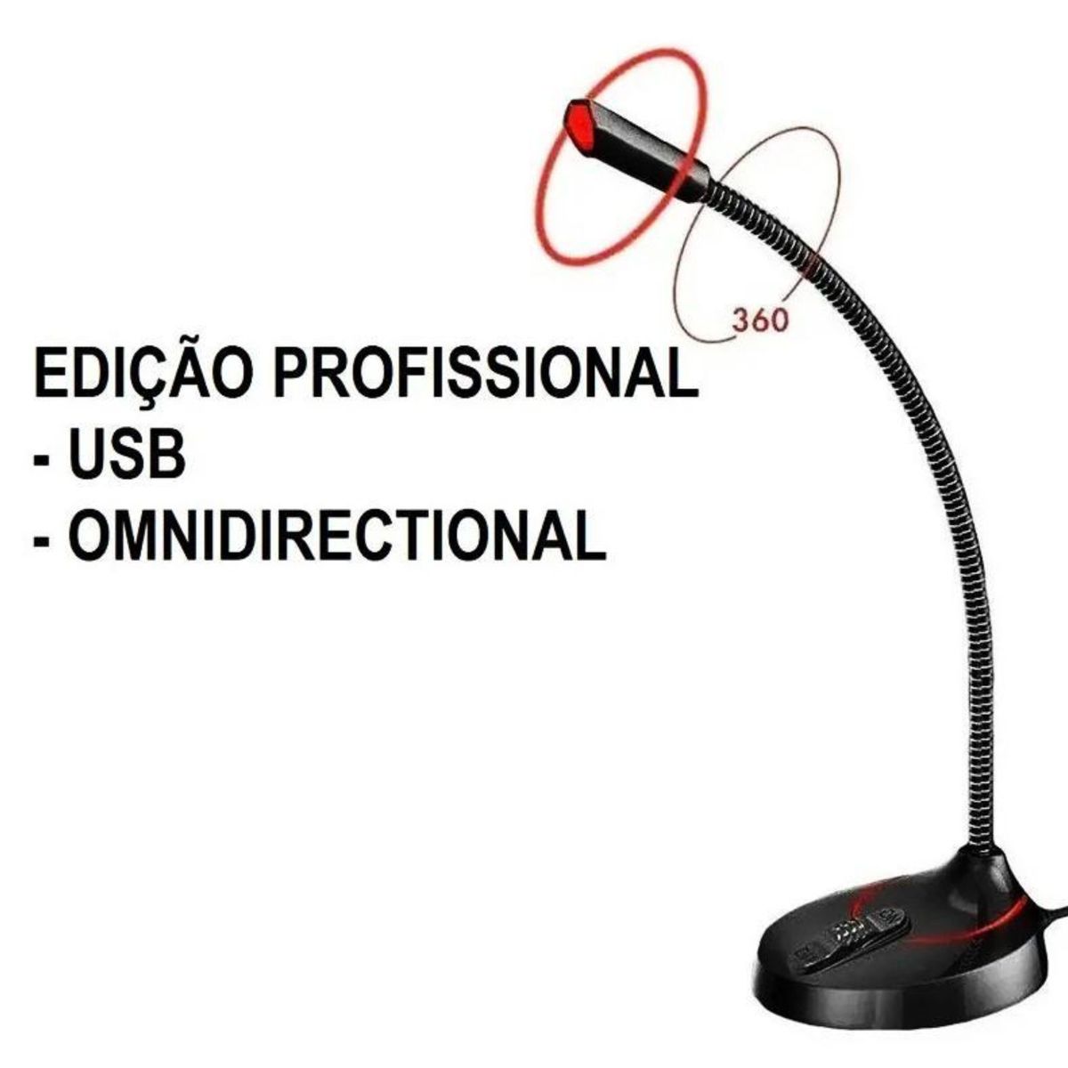 Microfone Tomate Profssional Para Criadores Mt-1008