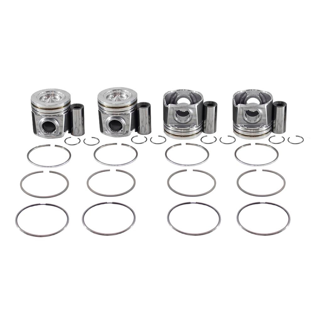 Pistão com Anel Metal Leve P&A-9748 STD Caixa com 4 Fiat Ducato, Peugeot Boxer, Citroen Jumper