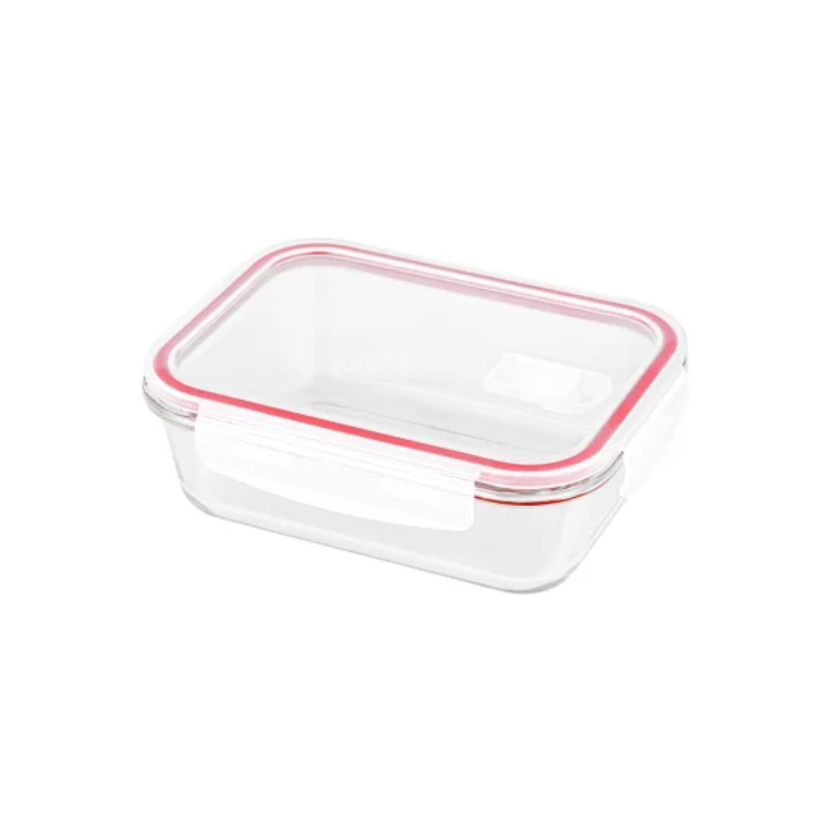 Pote Hermético Vidro 1L Transparente com Tampa Plasvale