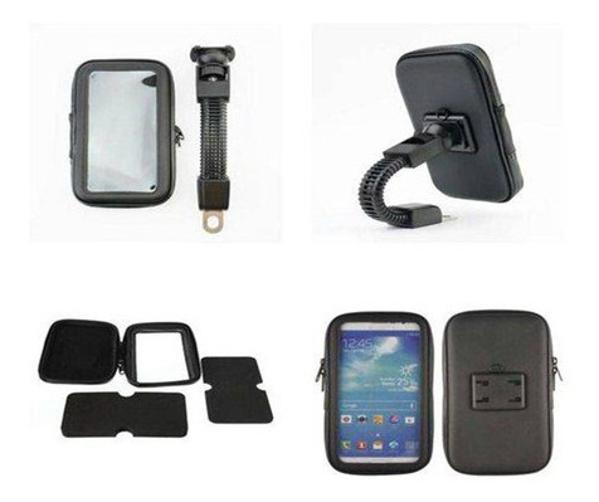 Suporte Bolsa Celular P Moto Prova D'Agua Tomate Mtg-016A