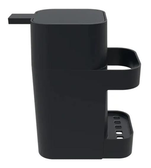 Dispenser De Detergente De Pia Preto 600Ml Soprano