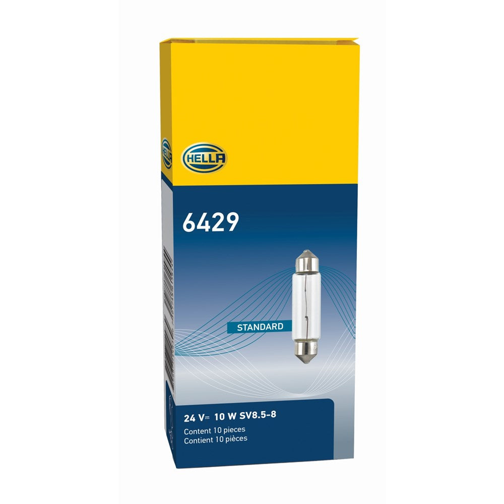 Lâmpada T3.25 24v 10w 11x41 Hella 6429 Caixa com 10 Universal Caminhões/Ônibus