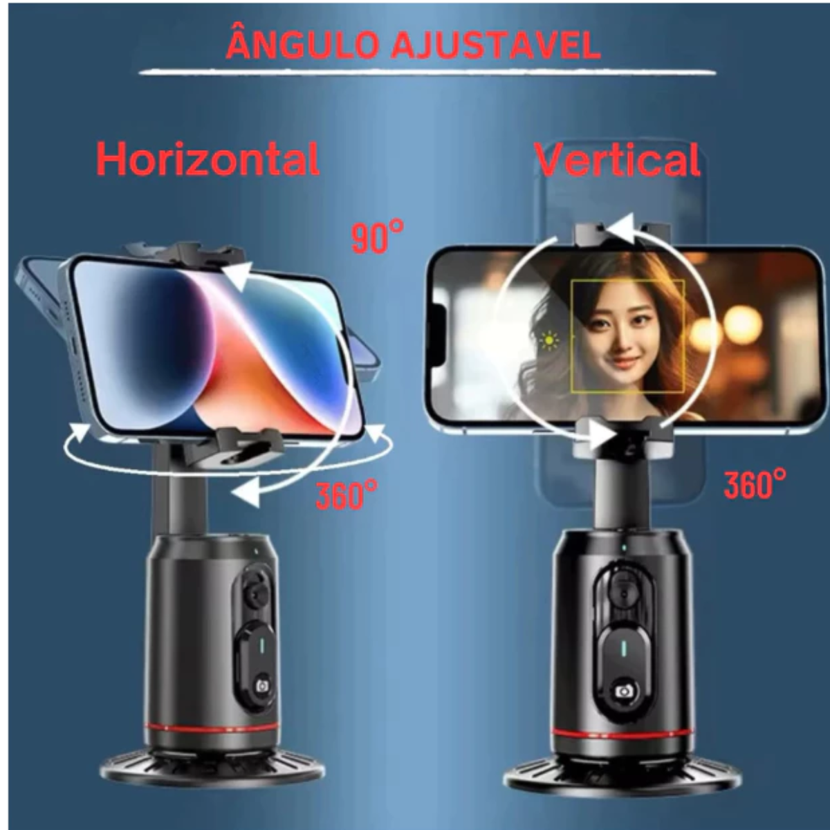 Tripé Celular 360º c/ Rastreamento Facial ONEX SEL-6825