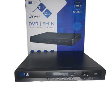 DVR 32 Canais 5 em 1 Onvif H.265+ Gravador Digital de Vídeo Luatek LKD-332BP