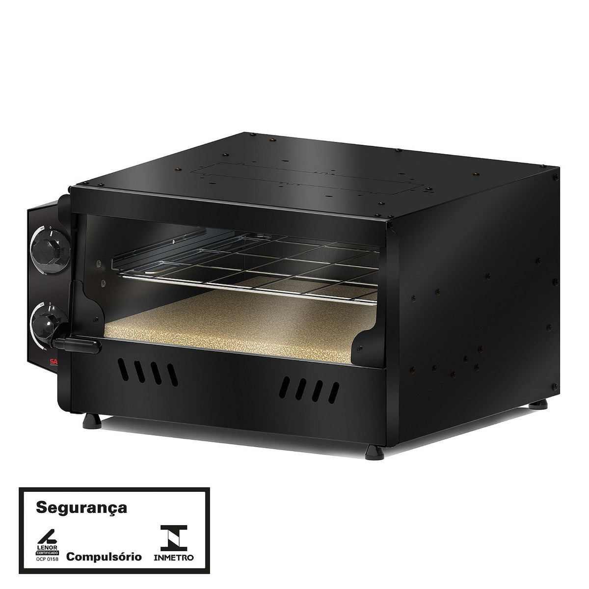 Forno Guilhotina Elétrico para Pizza Saro FG 53x47 cm