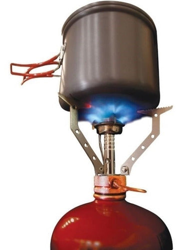 Fogareiro Camping A Gás Portátil Com 2 Panelas 360 Degrees