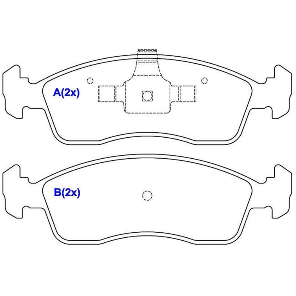 Pastilha de Freio Syl 2182 Fiat Mobi/Uno/Grand Siena/Palio/Palio Weekend/Argo, Citroen C3, Peugeot 208