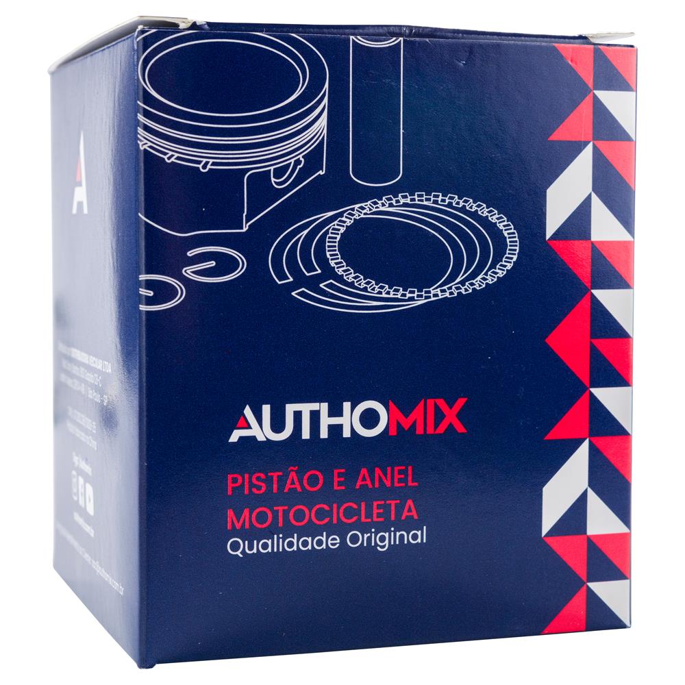 Pistão e Anel Authomix PA79824-75 Honda Lead 110