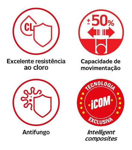 Selante Hard Ms 426 Piscina Branco Tubo 260ml Ref 8227