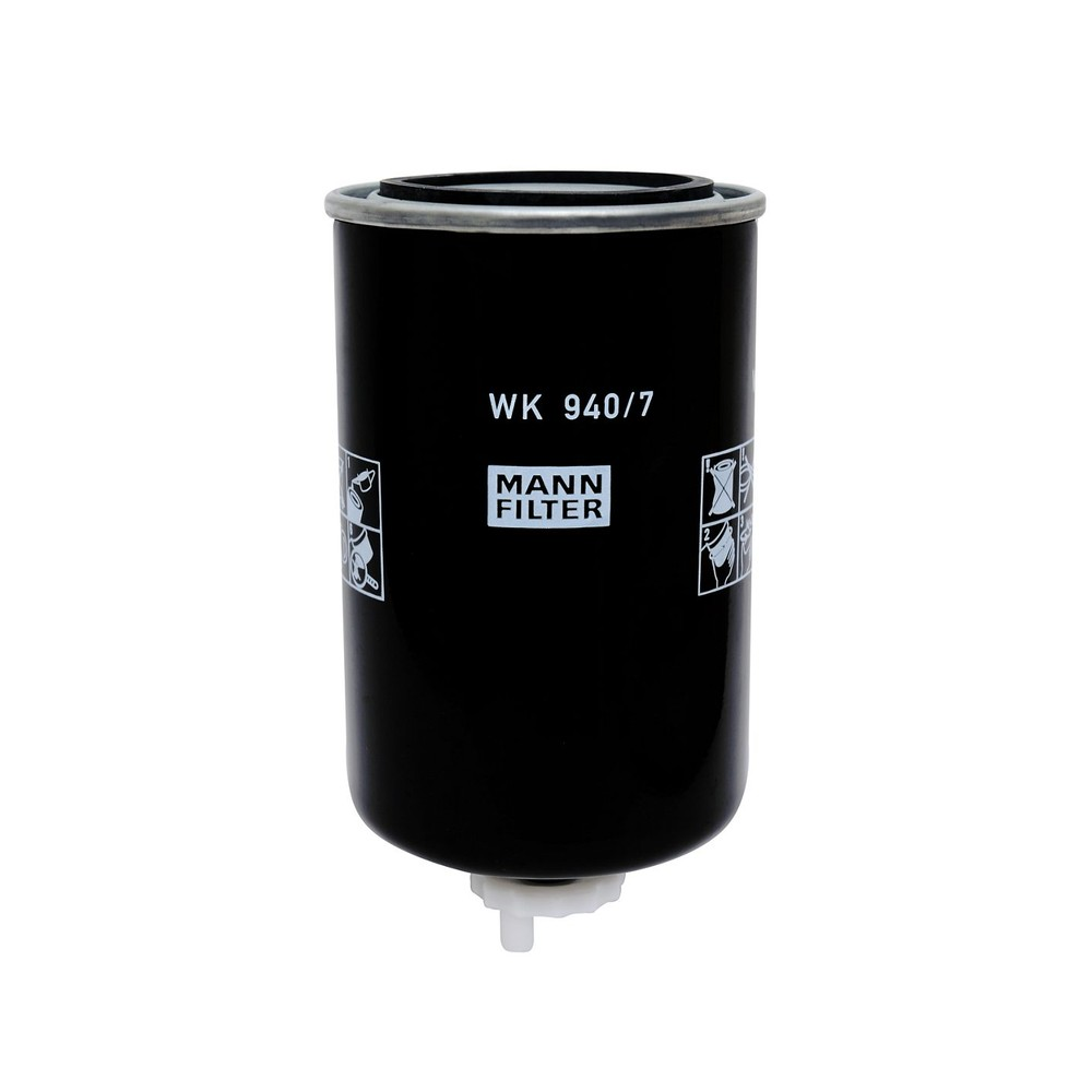 Filtro Blindado Combustível Separador d'Água Mann-filter WK940/7 Massey Ferguson MF 6360 4X4/MF 38 G/MF 6350 4X4/MF 38/MF 6850/MF 34/MF 34 G