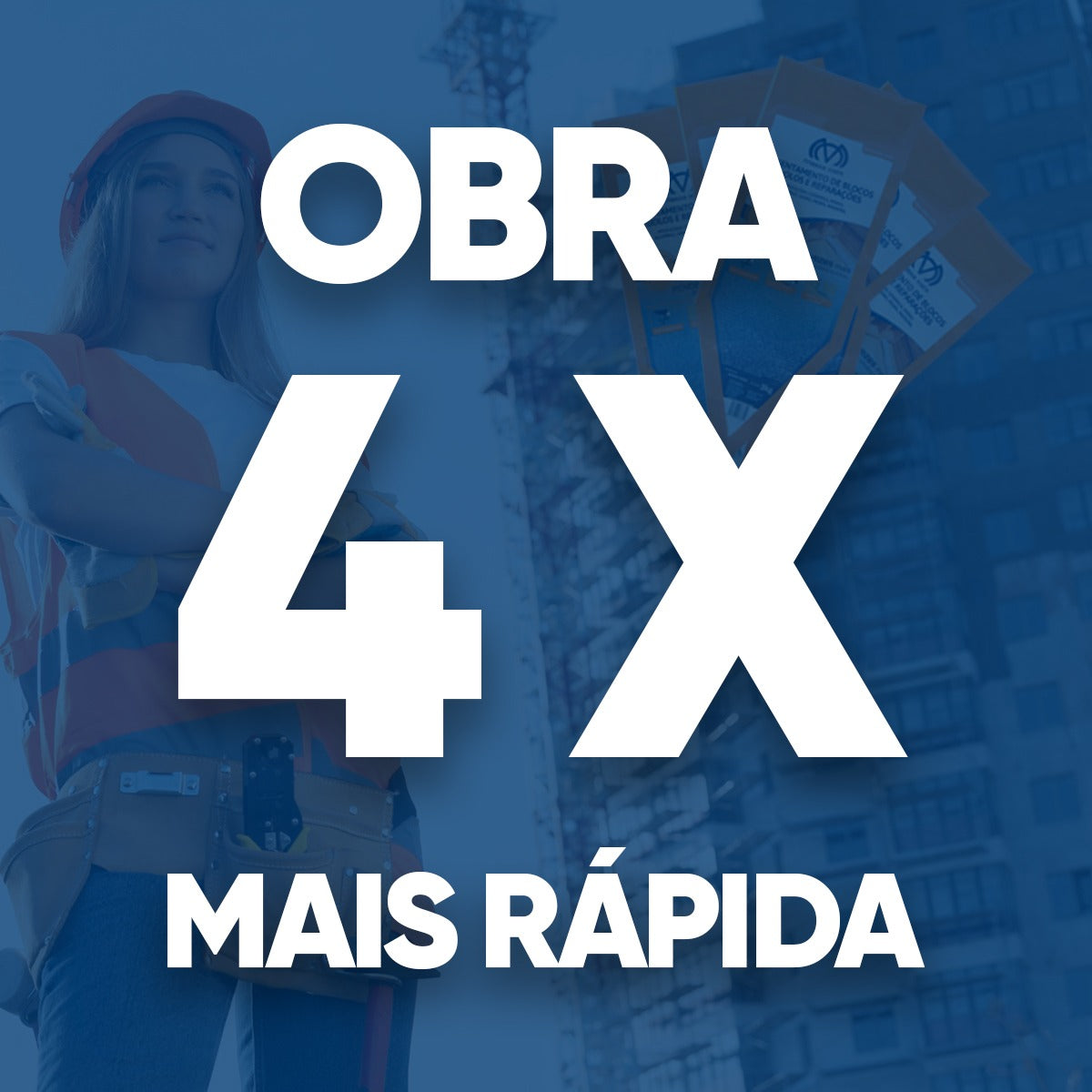 Kit 5 Packs Argamassa Polimérica Cola Blocos E Tijolos 3kg