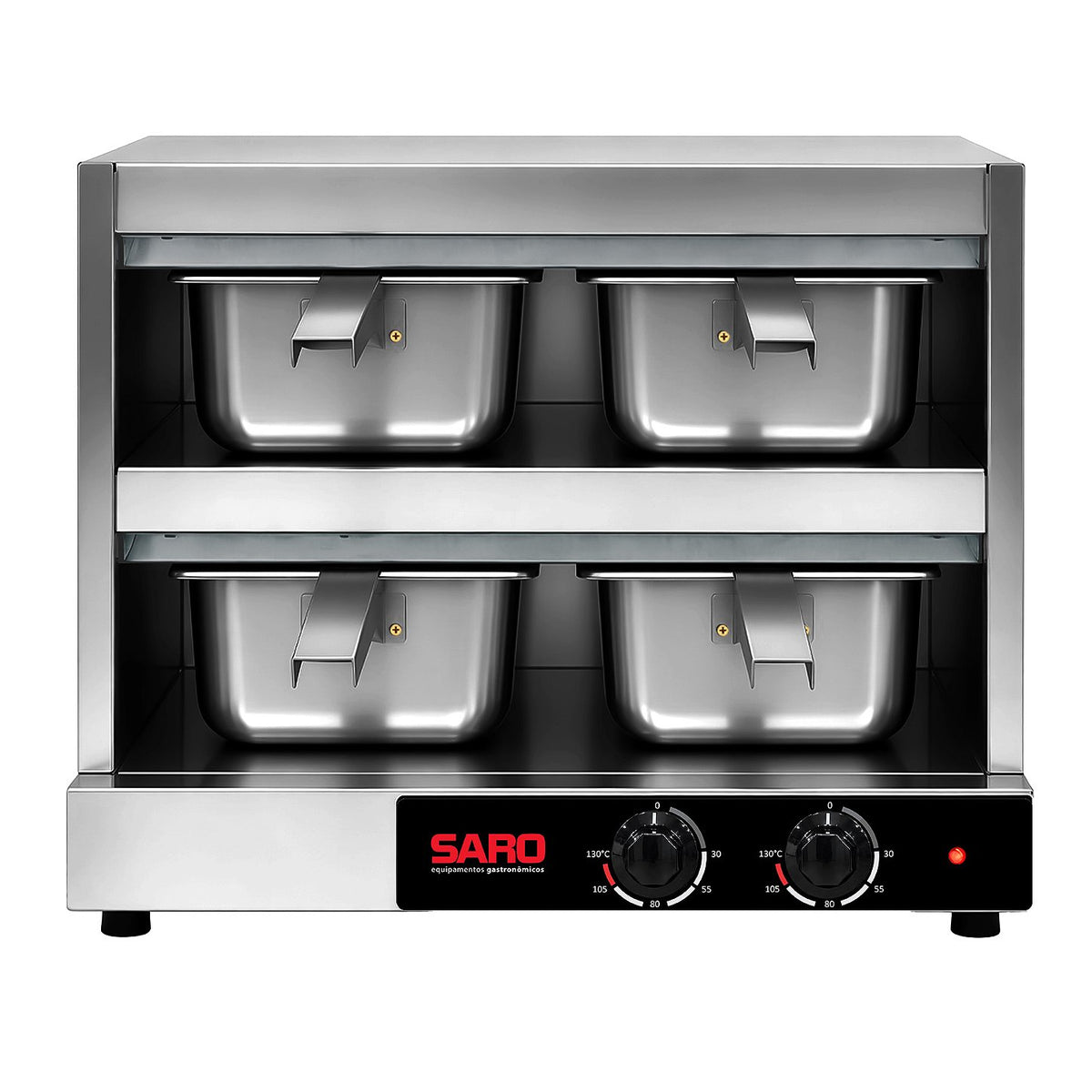 Conservador de Proteínas Saro CM 4 Cubas GN 1/3 Inox