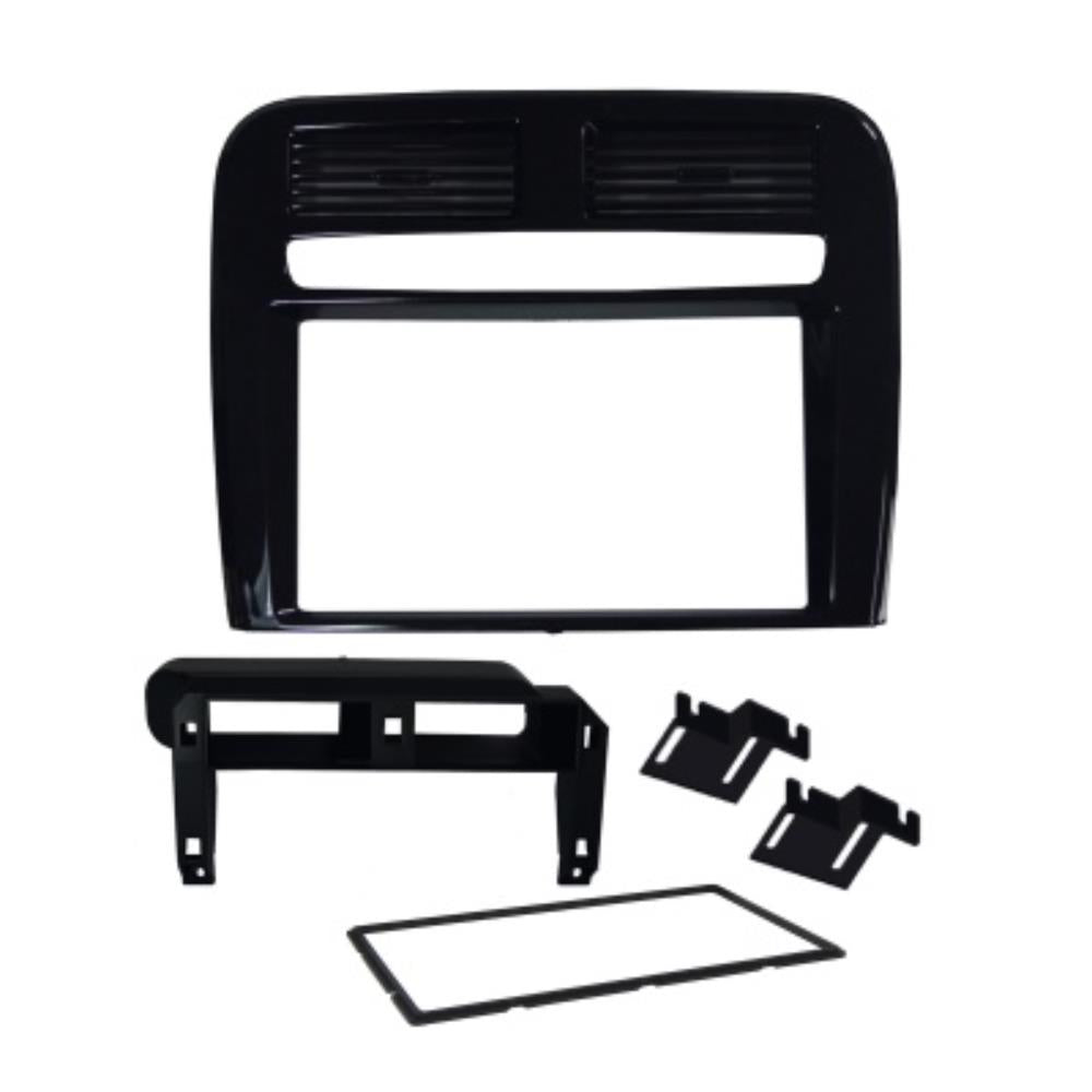 Moldura 2din Fiat Punto 08/12 Black P Fiamon 3331 Fiat Punto
