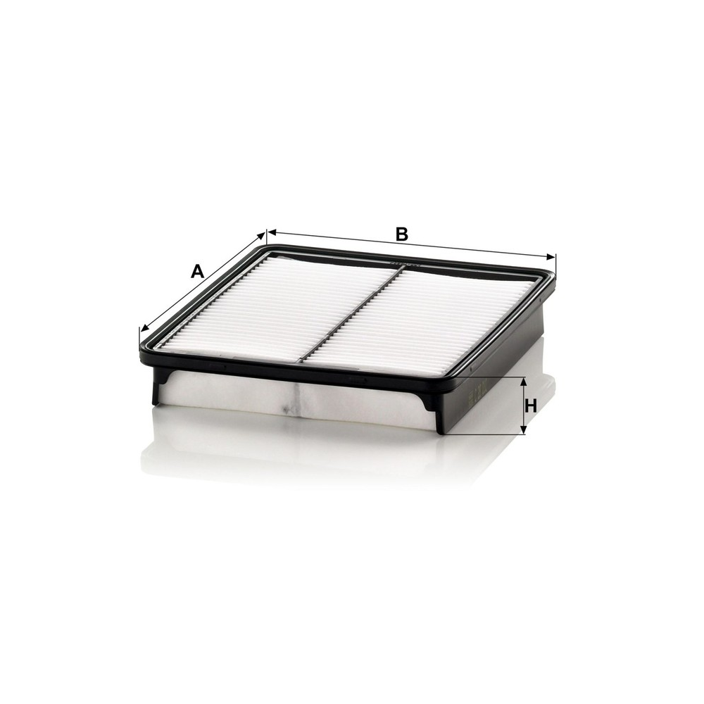 Elemento Filtrante do Ar Mann-filter C28010 Hyundai Azera/Santa FÉ/Sonata, Kia Cerato/Sorento/Optima/Cadenza