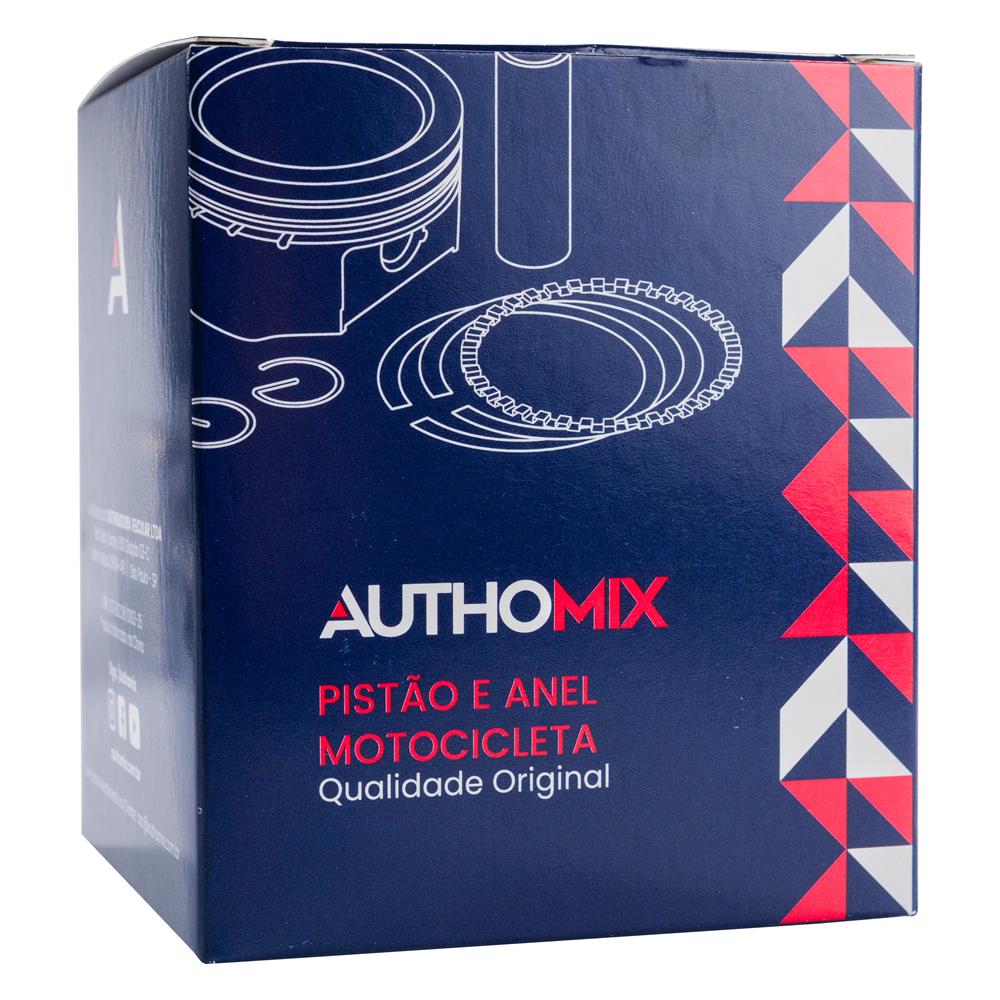 Pistão e Anel Authomix PA79201-1 Honda Cbx 250 Twister/XR 250 Tornado