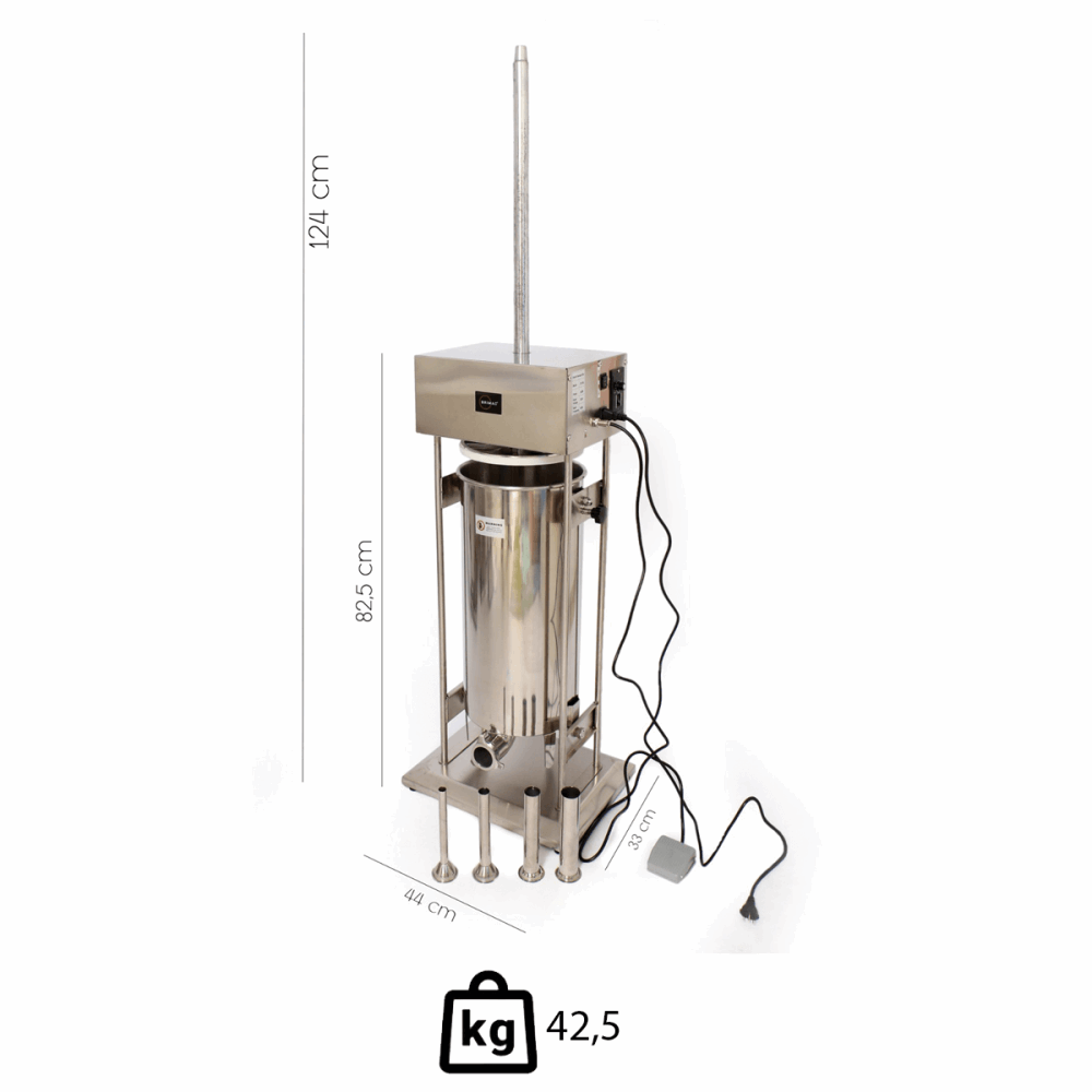 Ensacadeira Elétrica Para Linguiça De 20kg 100% Inox