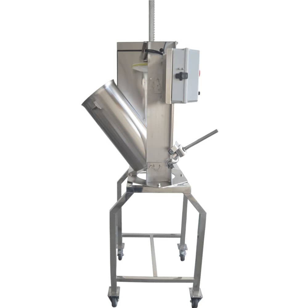 Ensacadeira Elétrica de Linguiça 30 kg Inox 304 com Pedestal e Rodízio Galvanizado - Inox Design