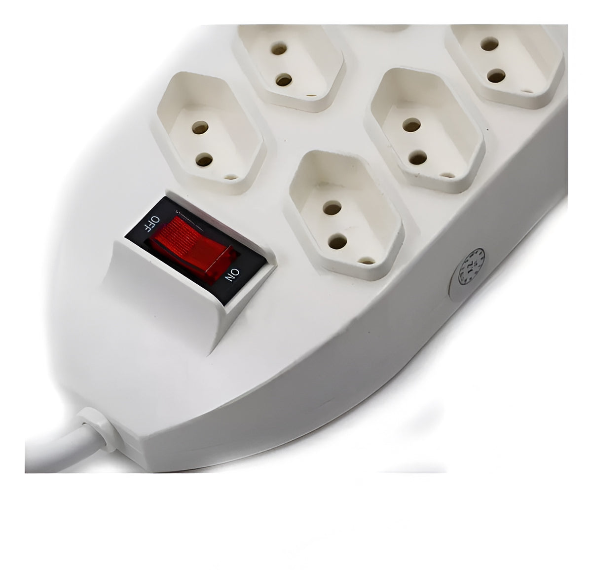 Extensão Elétrica 8 Tomadas Tripolar com Interruptor 1,5m 250V 10A Knup SL7508