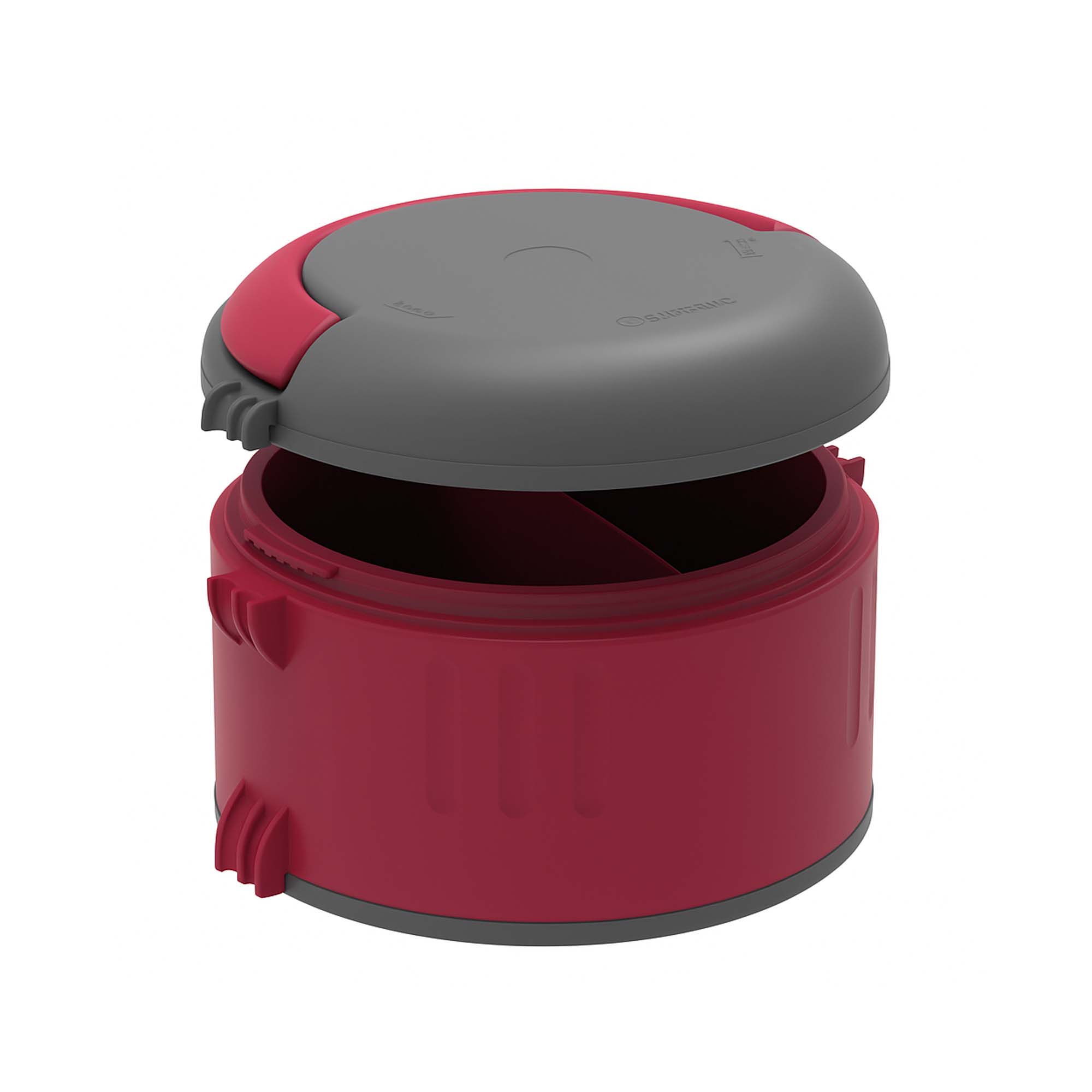 MARMITA PLUS 1,5L DUPLO VERMELHA