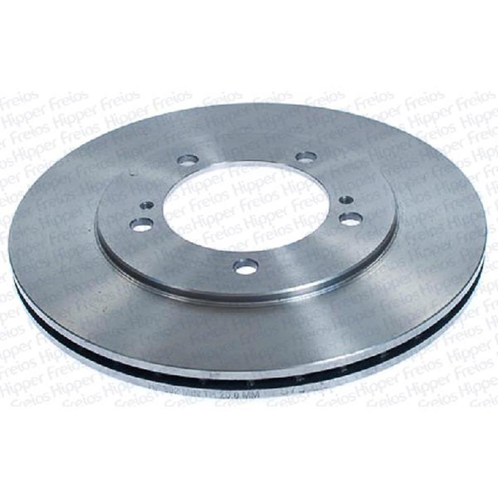 Disco de Freio Ventilado Sem Cubo Dianteiro Hipper Freios HF 302 Caixa com 2 GM Tracker, Suzuki Grand Vitara