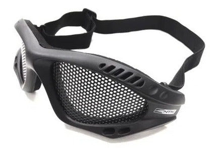 Óculos Proteção Tela De Aço Para Airsoft - Ntk Tático