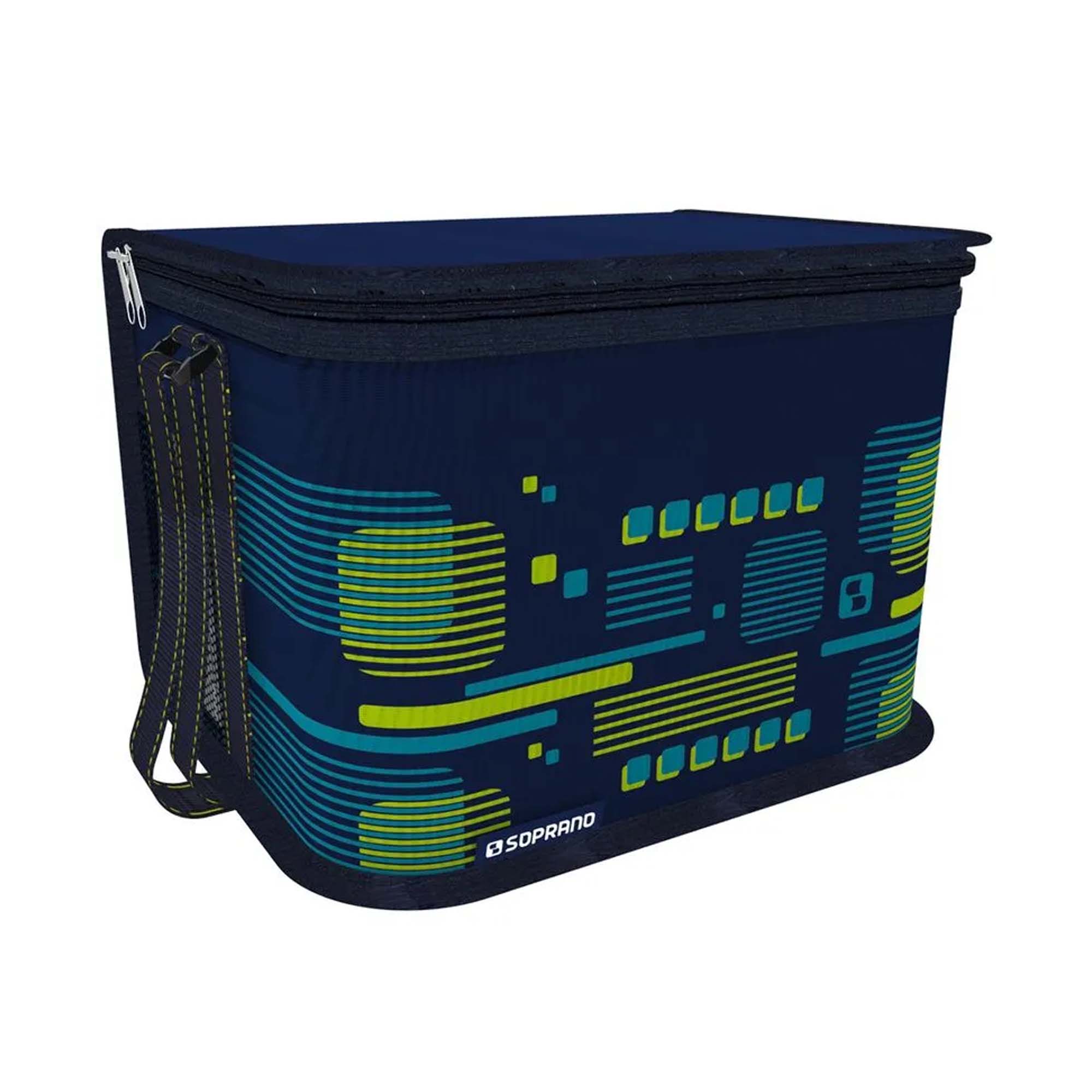 Bolsa Térmica Azul Com Alça 30 Litros Soprano