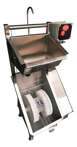 Lavador Botas Mãos Pia Cuba Automático Inox304