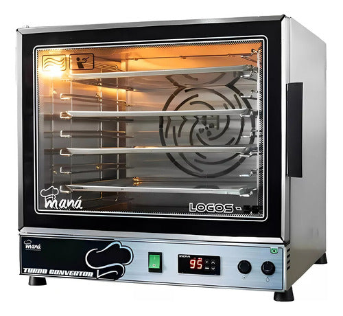 Forno Turbo Convector Mana Logos 35 Digital 127/220v Inox