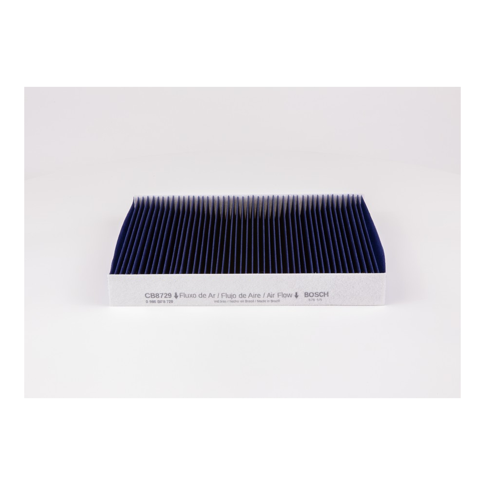 Filtro de Cabine Cb 8729 Bosch 0986BF8729 GM Camaro/Onix/Tracker/Cruze/Bolt/Equinox/Celta/Corvette/Montana/Onix Plus/Cruze SPORT6, Ford Ka
