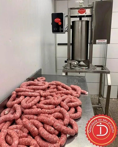 Ensacadeira Embutidora Canhão Elétrico 15kg Inox 304 Linguiç