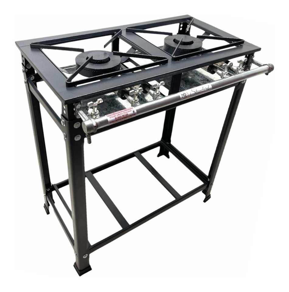Fogão Industrial Gás Mr Fogões Standard Fogão 2 Bocas duplas