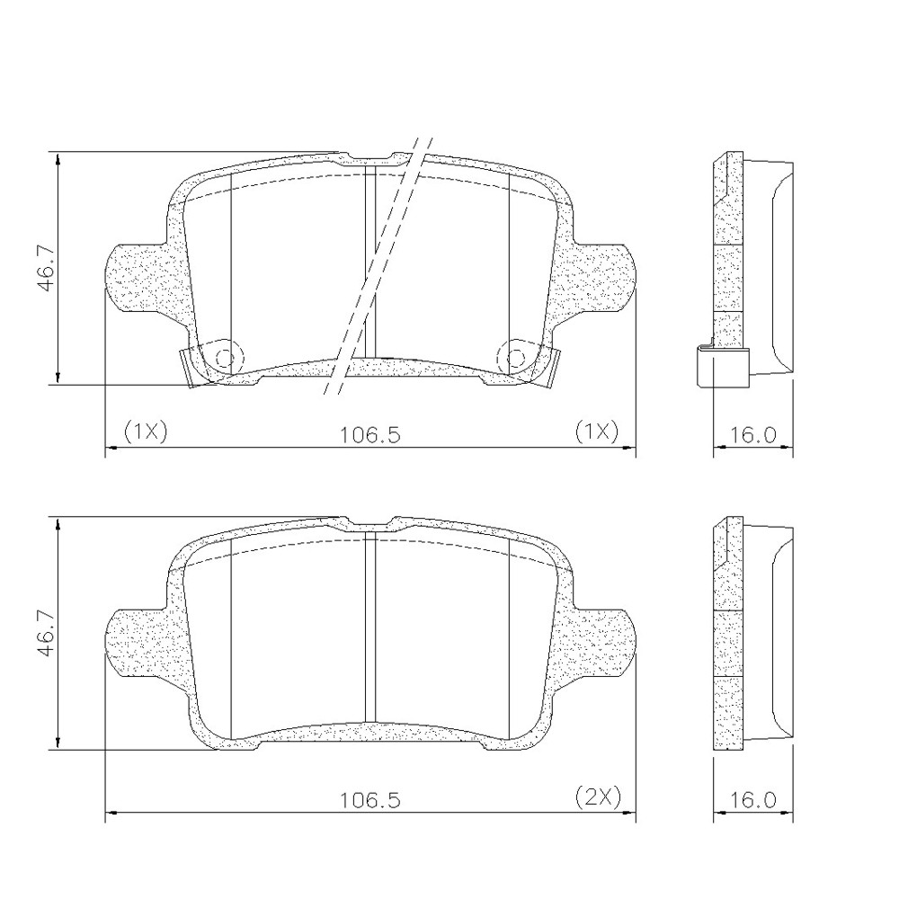 Pastilha de Freio Ceramaxx Fras-le PD/1523-CMAXX GM Equinox