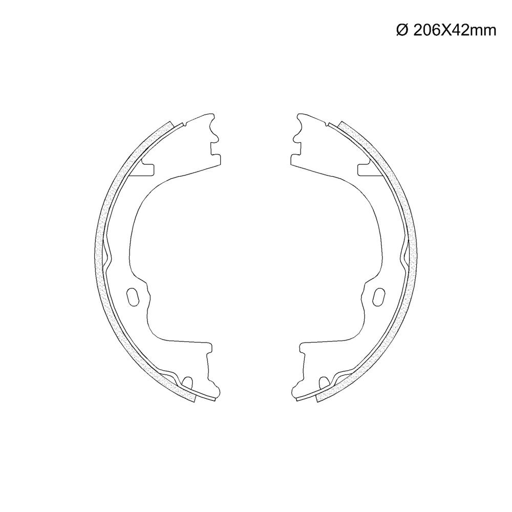 Sapata de Freio com Lona Colada Fras-le FD/151-CP LM/835 Ford F-250