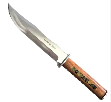 Faca para Pesca e Caça em Aço Inox com Bainha Luatek SLK-A161