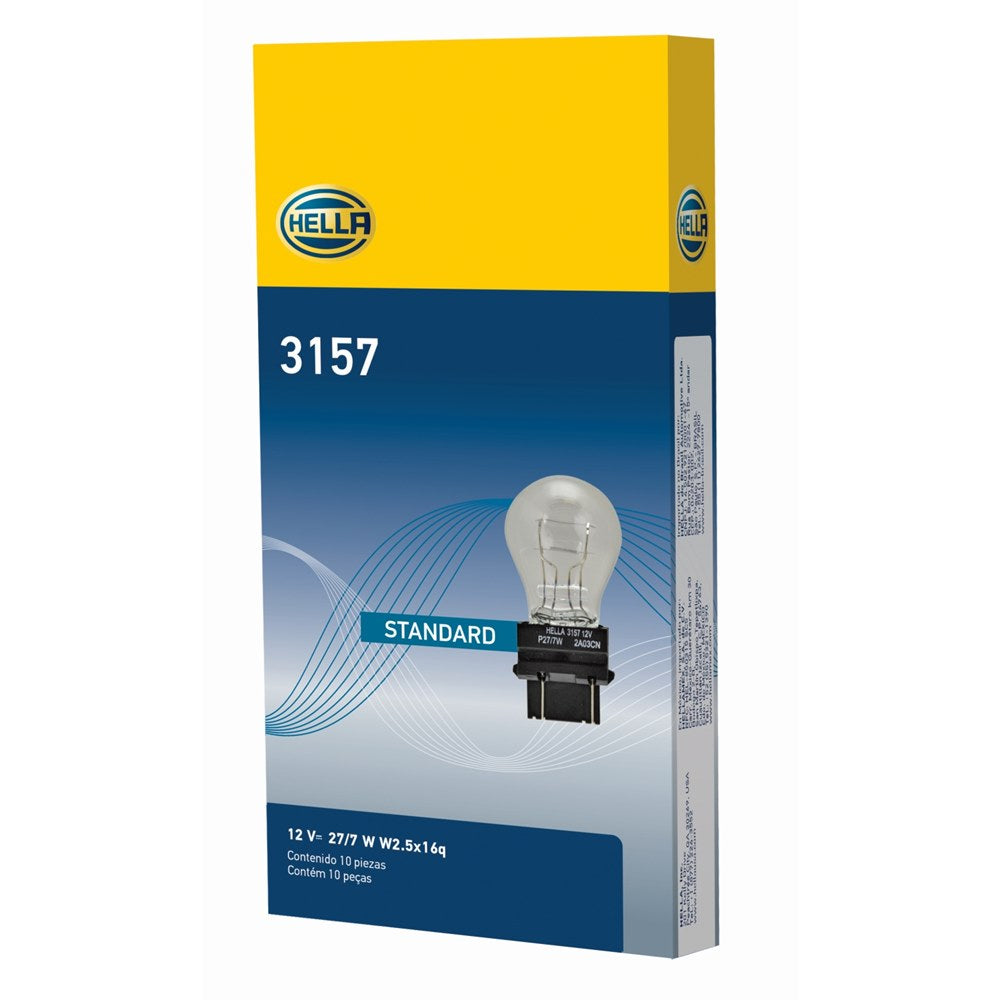 Lâmpada S8 12v 27/7w W2.5x16q Hella 3157 Caixa com 10 Chrysler PT Cruiser/Sebring/300M/300C
