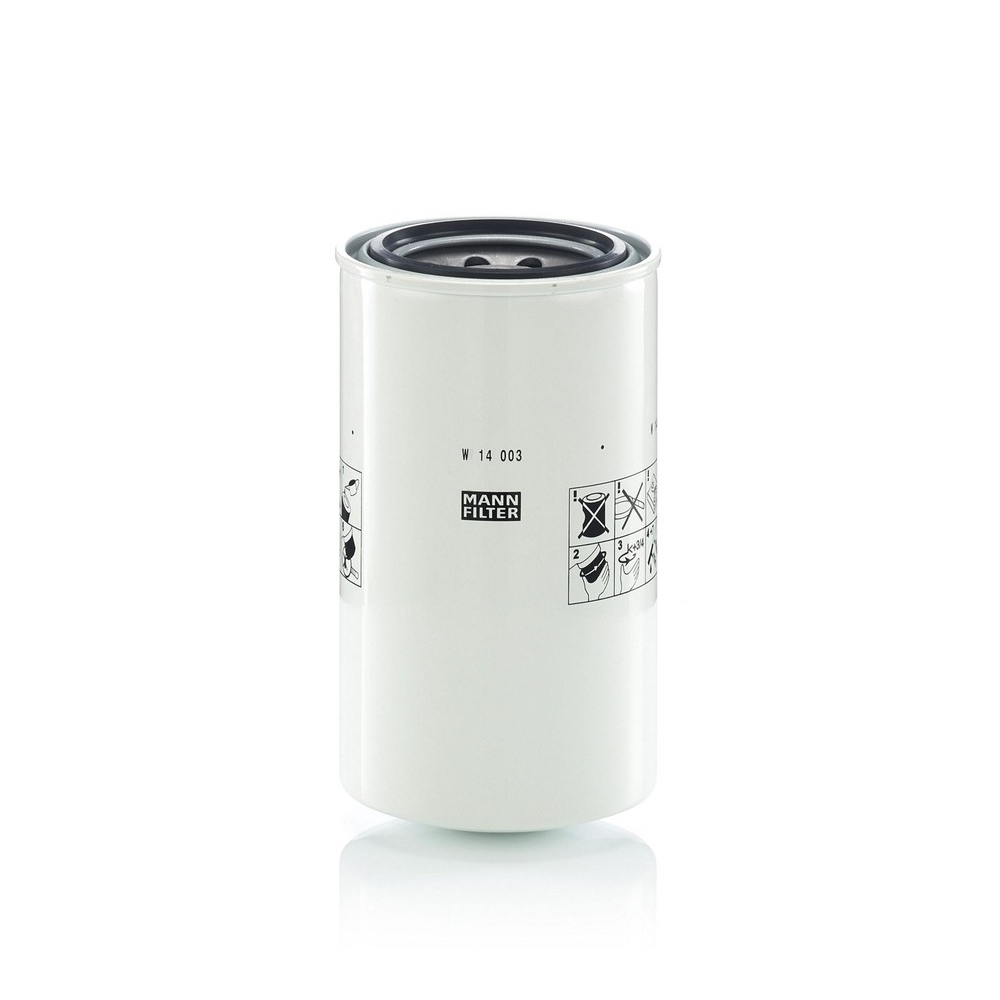 Filtro Blindado Óleo Hidráulico Mann-filter W14003 New Holland TM 150 4X4/TM 120/TM 135 4X4/TS 100 BR/TS 100 4X4 Cana/T 6120/TS 100 4X4/TS 110 4X4