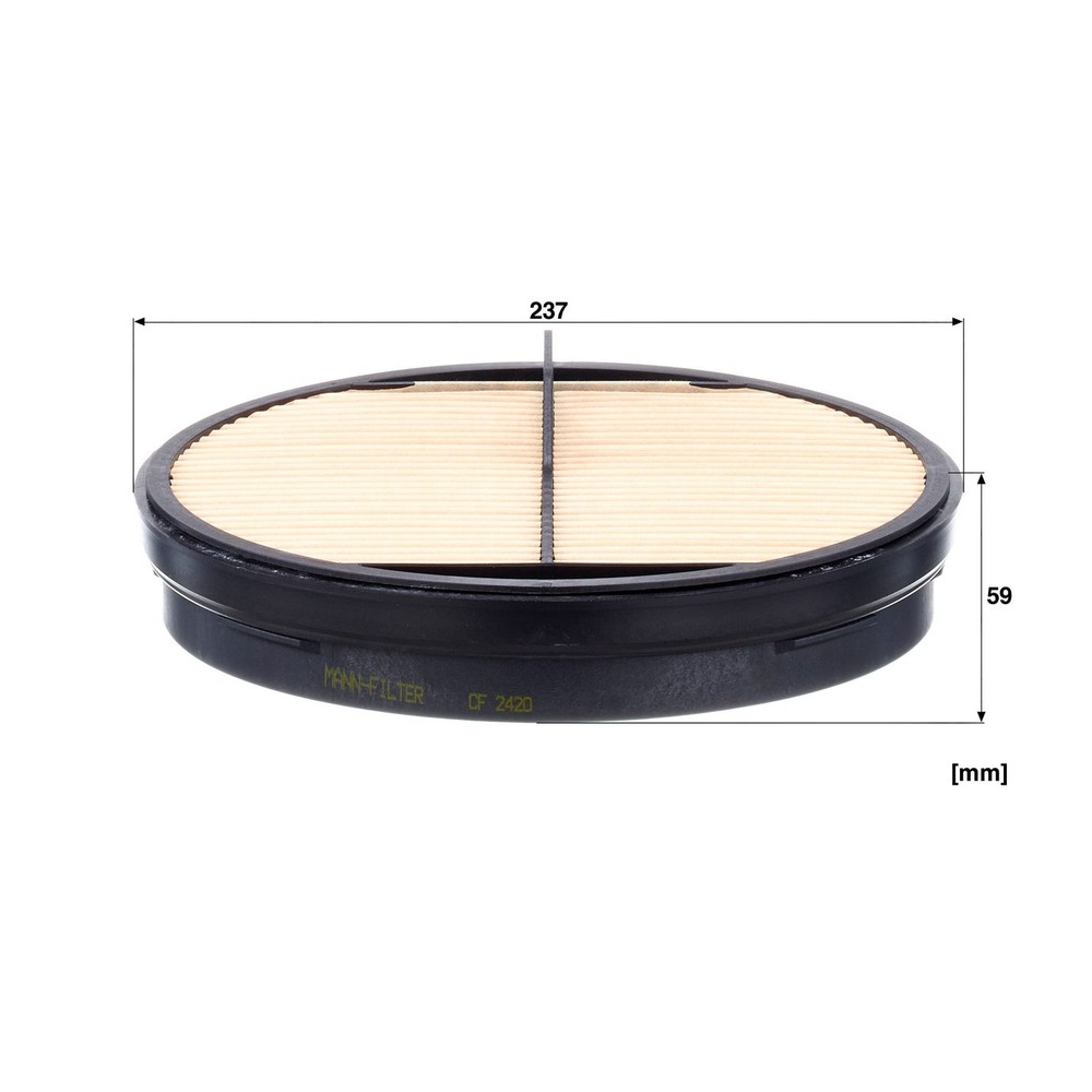 Elemento Filtrante Ar Secundario Mann-filter CF2420 John Deere 4730/7225 J/7815 4X4