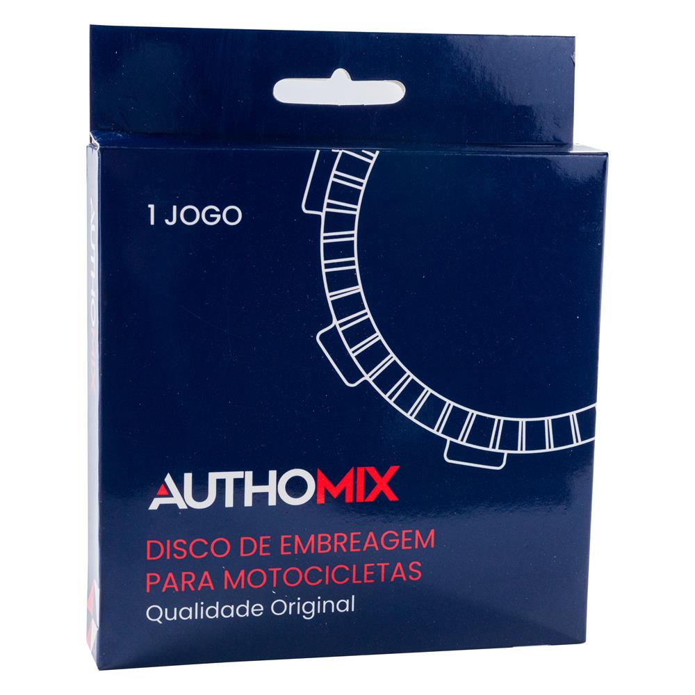 Disco de Embreagem Authomix DE10007 Honda NX 200/Cbx 200 Strada/XR 200R