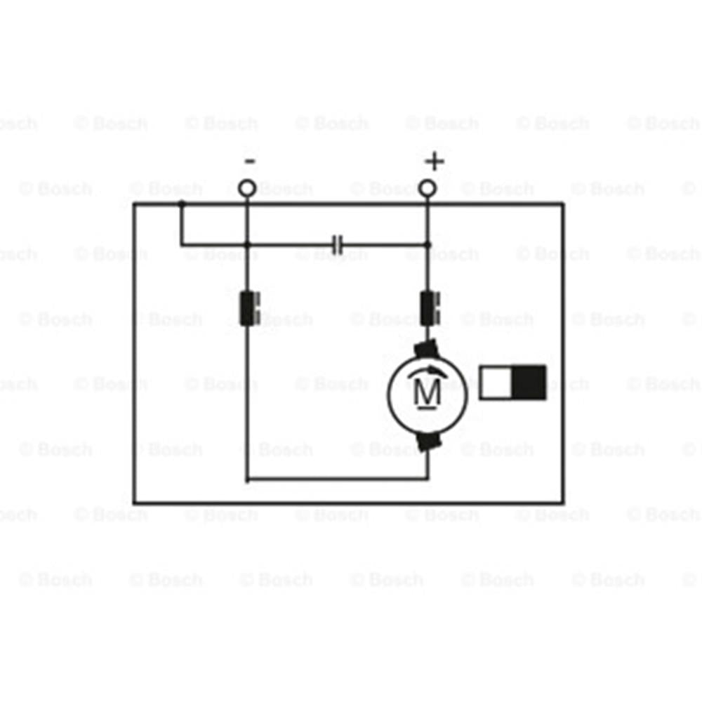 Motor Corrente Continua Bosch F006B10310 VW Saveiro/Fox/Gol/Voyage/Crossfox/Spacefox