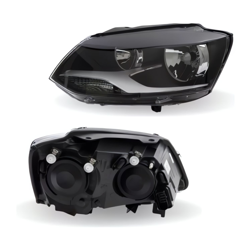 Farol Duplo H7h1 Regmanual Fox Lado Esquerdo Arteb 0160741 VW Crossfox/Spacefox/Fox