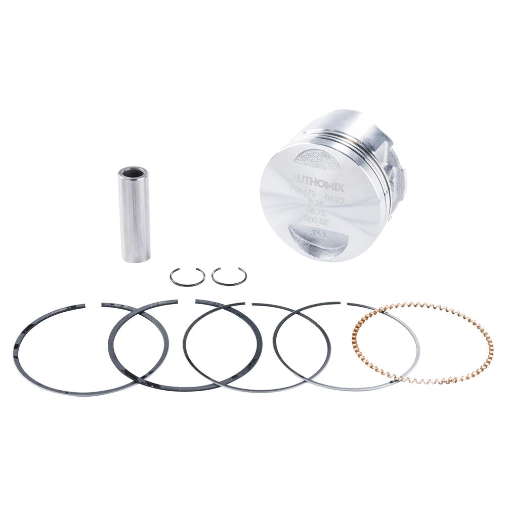 Pistão e Anel Authomix PA79170-25 Honda CG 125 Titan/CG 125 Fan/CG 125 Cargo/NXR 125 Bros