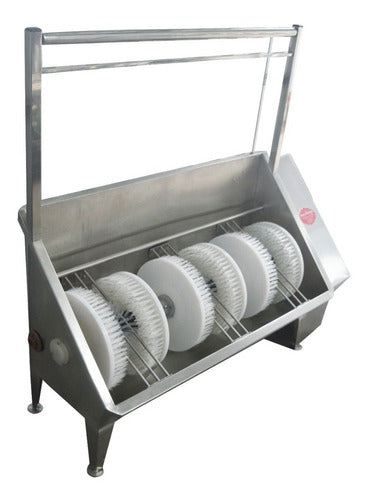 Lavador De Botas Automático Com 03 Escovas Carreteis
