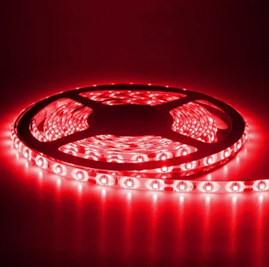 Fita LED 5050 Vermelho 5m 12V 24W Autoadesiva Luckfoyu TB-5009
