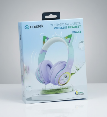 Fone de Ouvido Bluetooth 5.3 sem Fio com Estojo de Carregamento Onistek ON-FN644