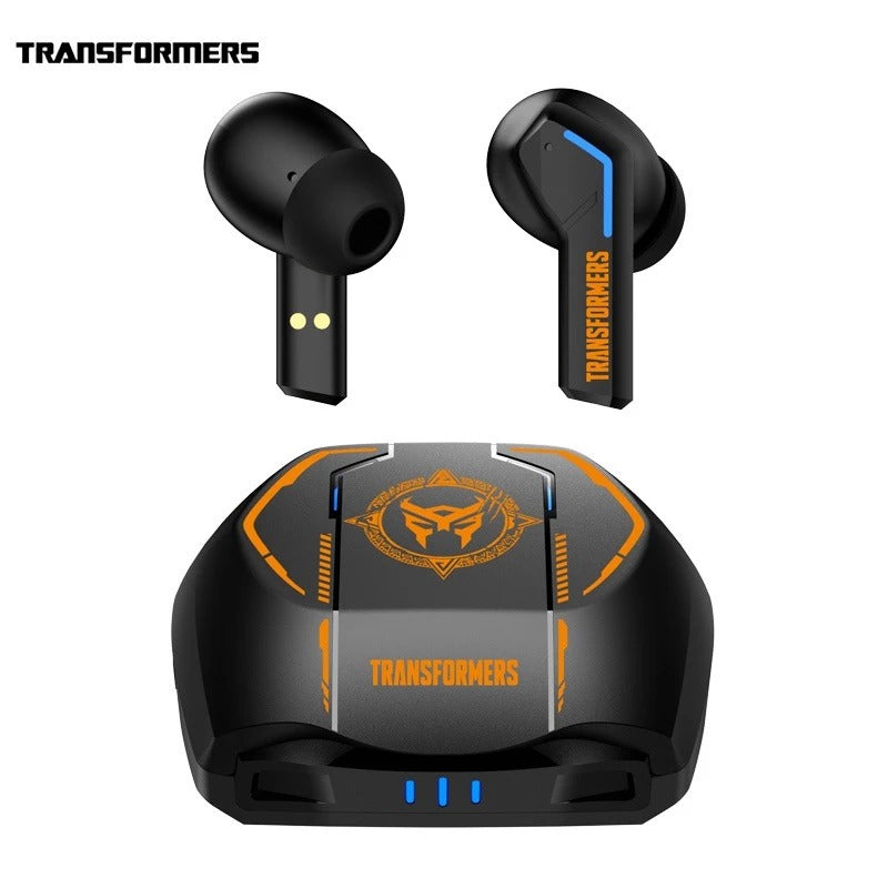 Fone de Ouvido Bluetooth 5.4 com Caixa de Recarga USB Tipo-C Transformers TF-T06